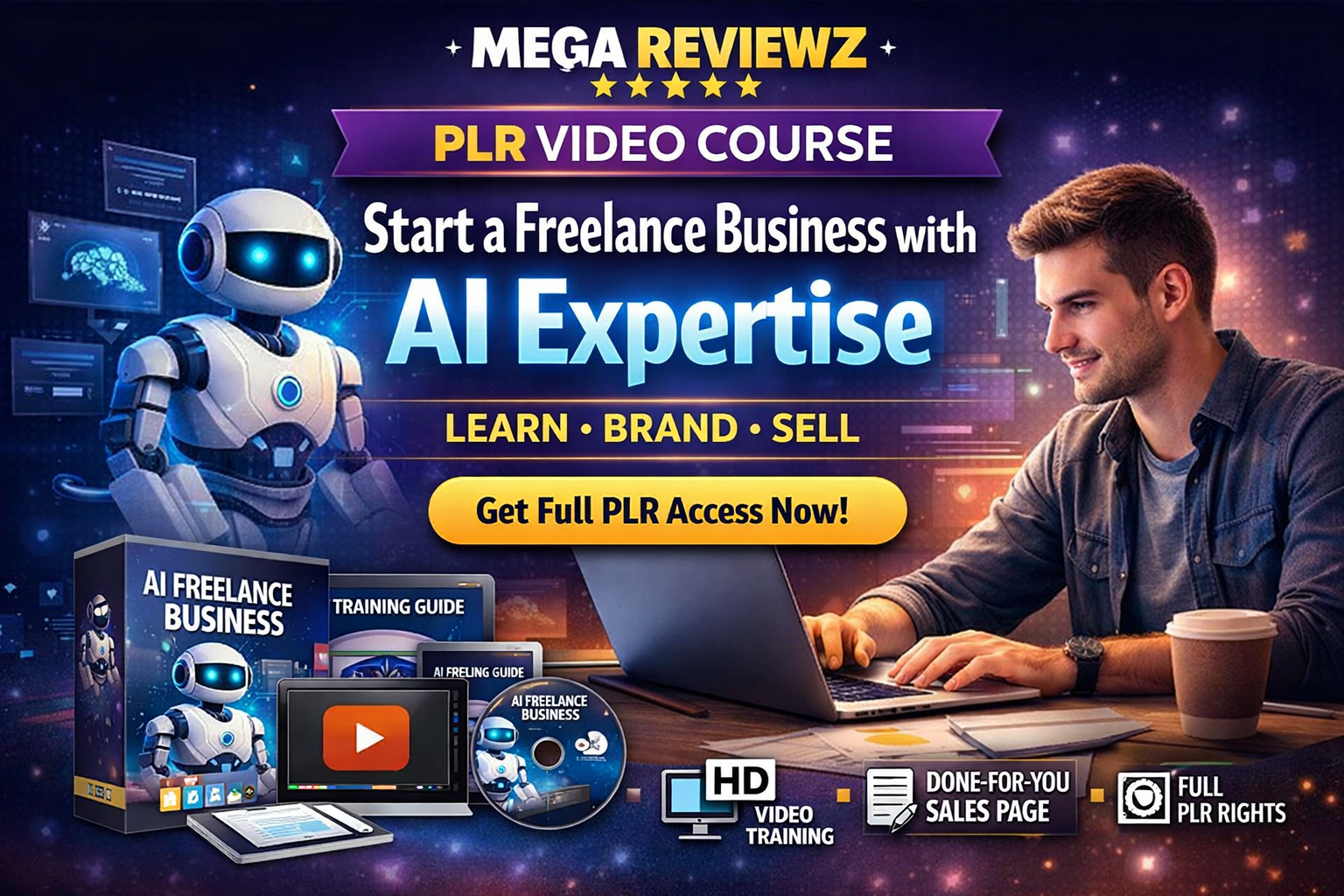 (PLR) Start a Freelance Business with AI Expertise