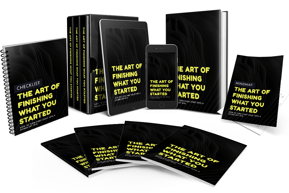 The Art Of Finishing (PLR) Review: Master the Skill of Completing What You Start