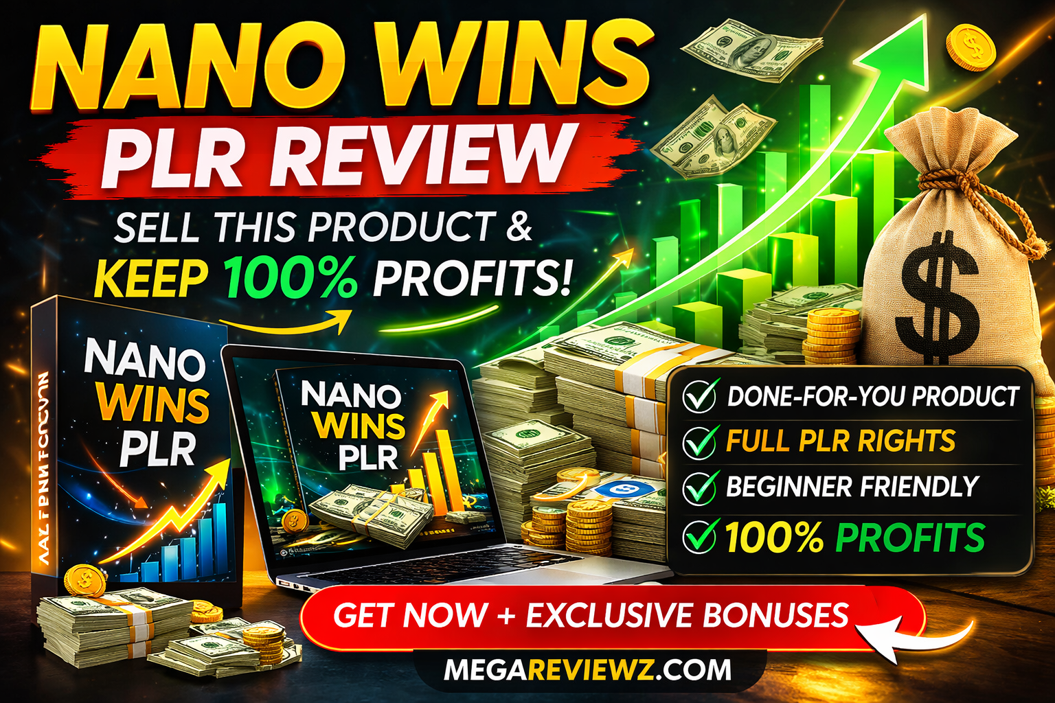 Nano Wins PLR Review – DFY PLR digital product