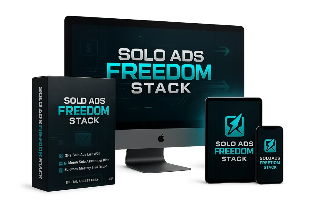 Solo Ads Freedom Stack Review 2026 product mockup