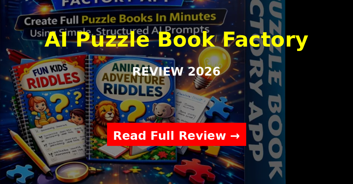 AI Puzzle Book Factory Review 2026: Create Puzzle Books Fast with AI