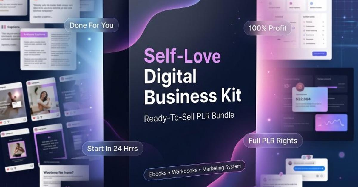 Self Love Business Kit Review 2026 PLR Bundle